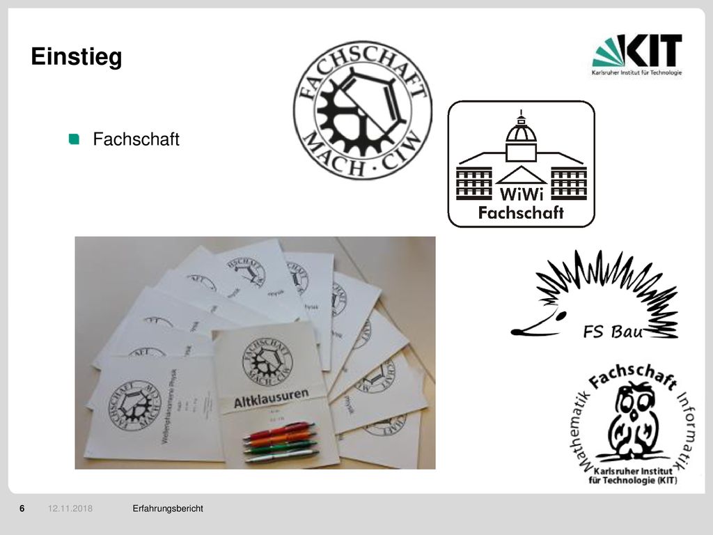 Einstieg Fachschaft Prof. Dr. Max Mustermann | Name of Faculty