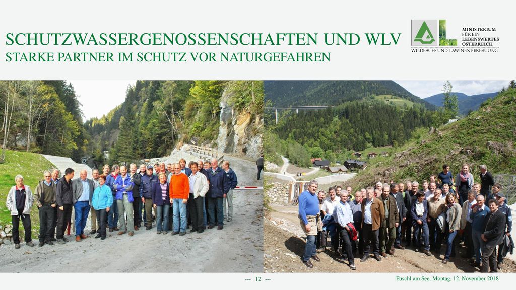 Schutzwassergenossenschaften und WLV Starke Partner im Schutz vor Naturgefahren
