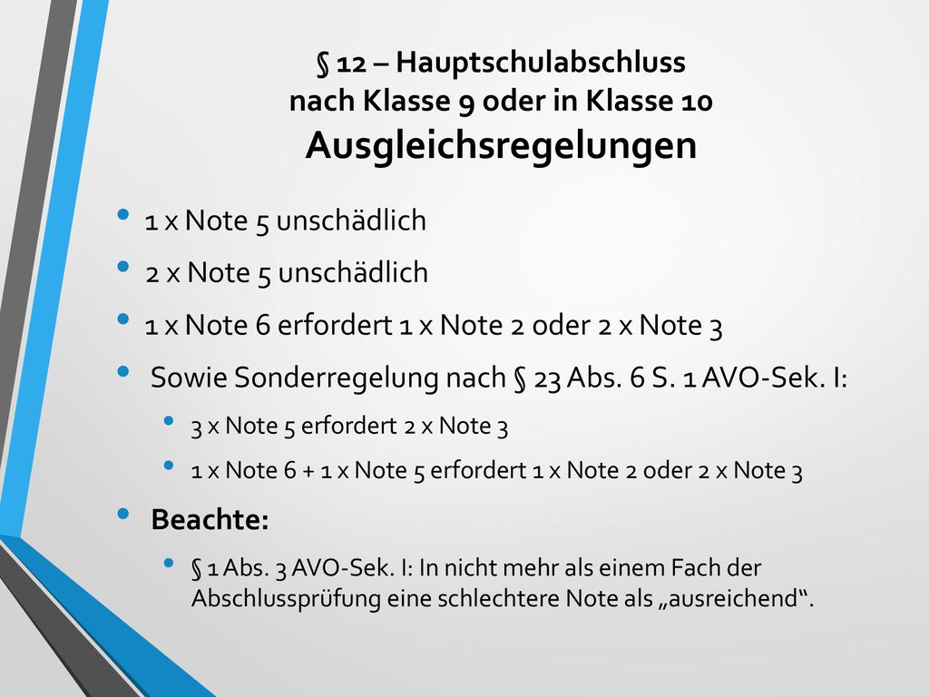 1 x Note 6 erfordert 1 x Note 2 oder 2 x Note 3