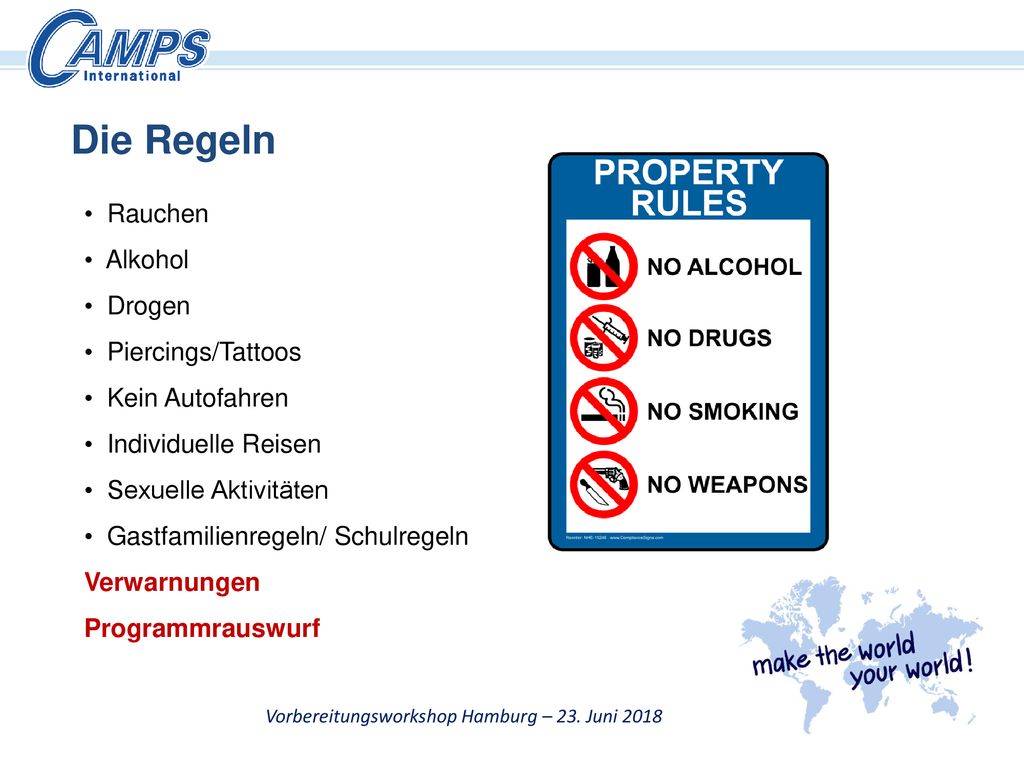 Vorbereitungsworkshop Hamburg – 23. Juni 2018