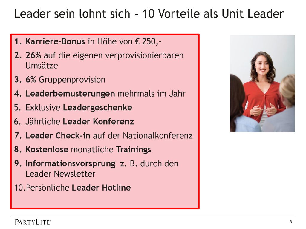 Leader sein lohnt sich – 10 Vorteile als Unit Leader