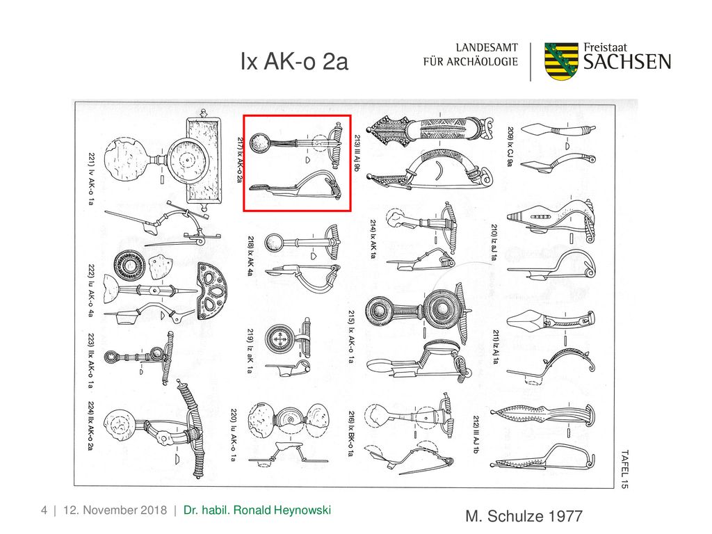 Ix AK-o 2a | 12. November 2018 | Dr. habil. Ronald Heynowski M. Schulze 1977