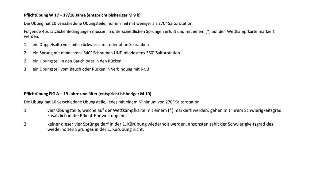 Pflichtübung W 17 – 17/18 Jahre (entspricht bisheriger M 9 b)