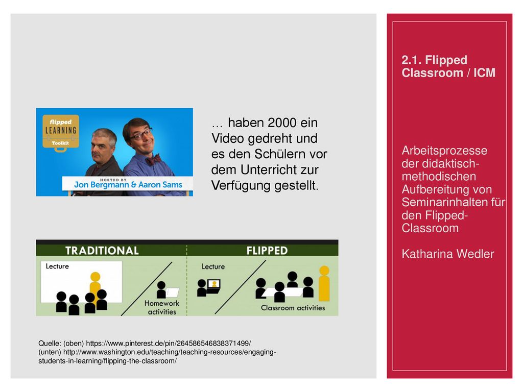 … haben 2000 ein Video gedreht und es den Schülern vor dem Unterricht zur Verfügung gestellt.