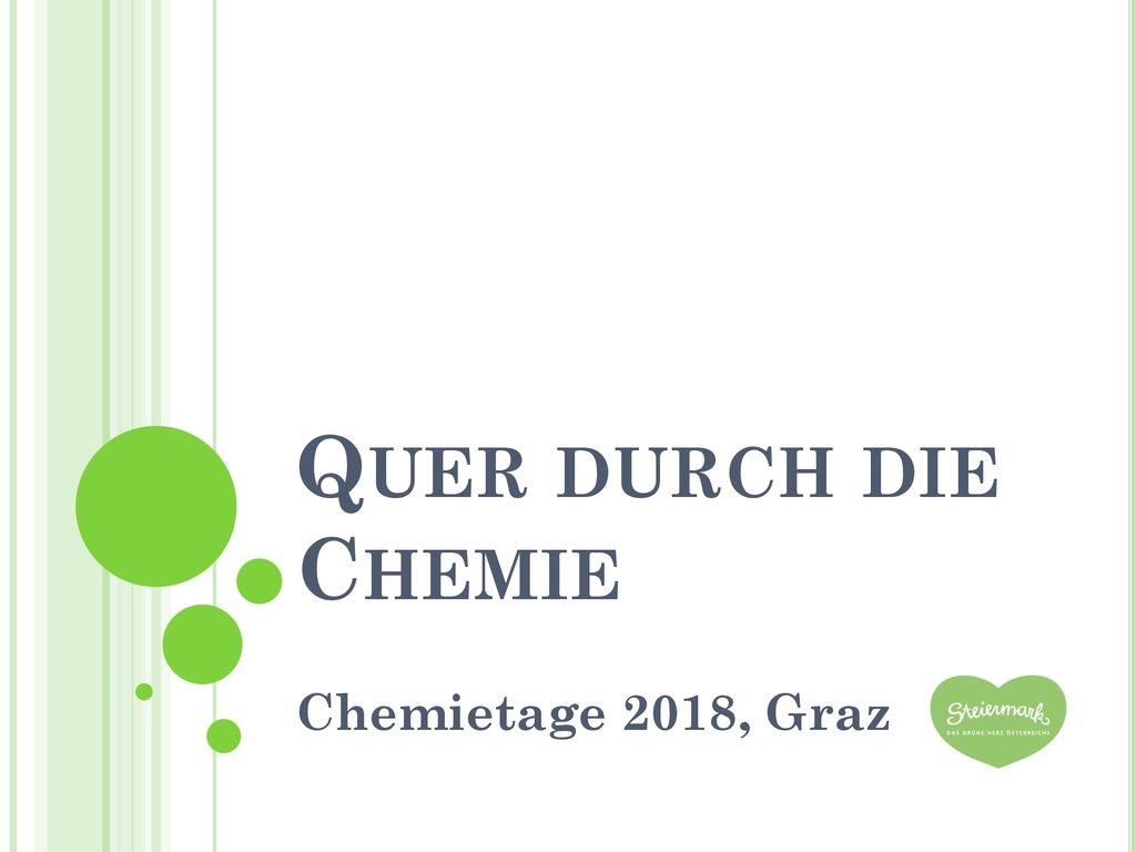Quer durch die Chemie Chemietage 2018, Graz