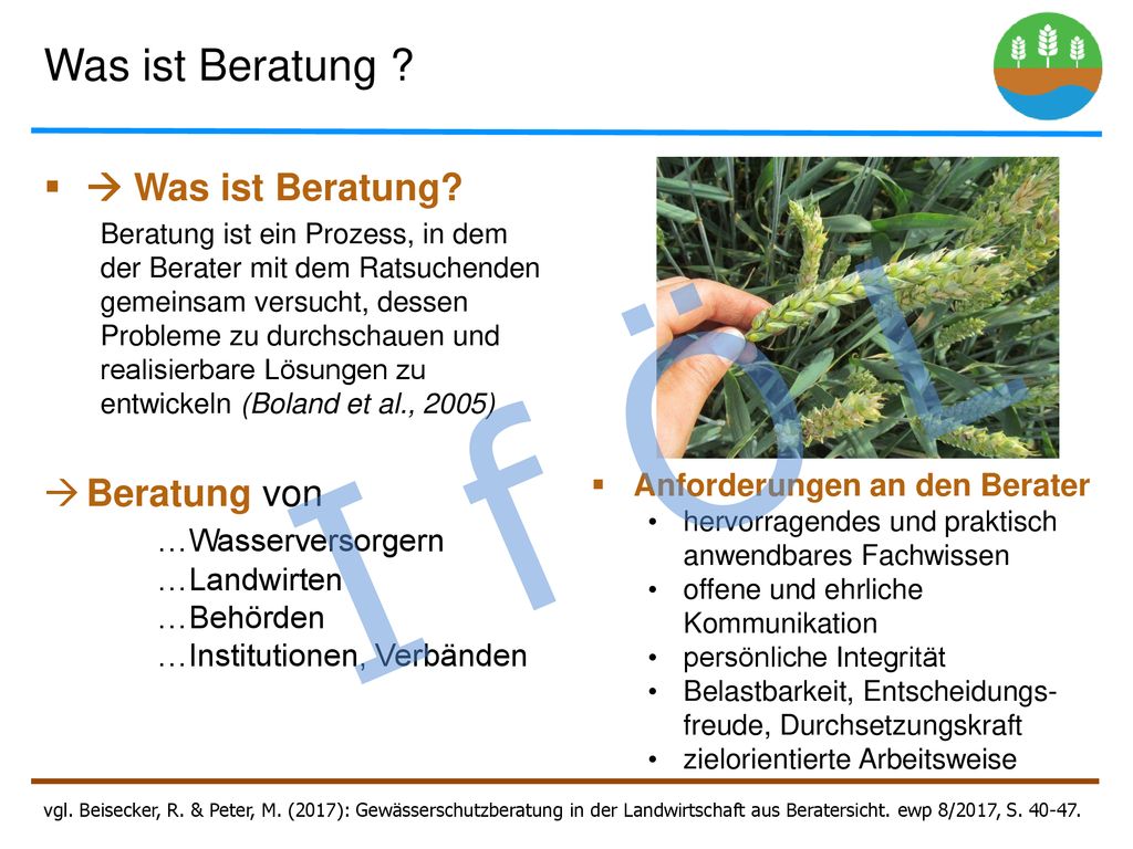 I f Ö L Was ist Beratung  Was ist Beratung