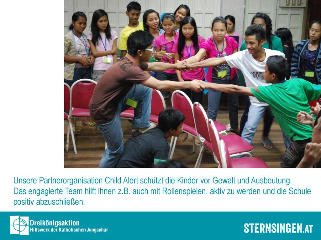 Unsere Partnerorganisation Child Alert schützt die Kinder vor Gewalt und Ausbeutung.