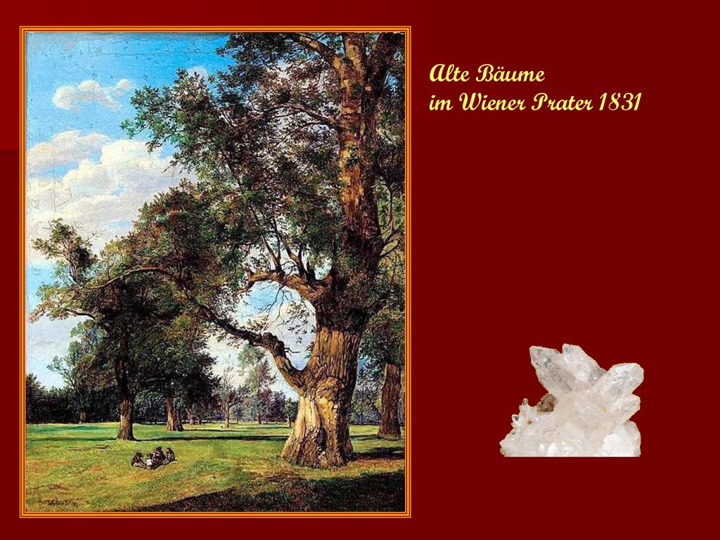 Alte Bäume im Wiener Prater 1831 Alte Bäume im Wiener Prater 1831