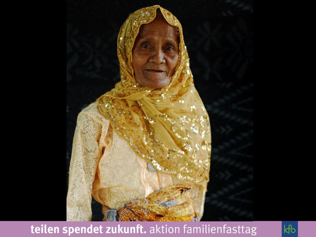 Minangkai Usman-Abid konnte sich dank der umfassenden Unterstützung von Don Bosco und der Hilfe aus Österreich aus dem Käfig des Analphabetismus befreien und kann seither selbstverantwortlich und frei über das Haushalts-Budget verfügen.