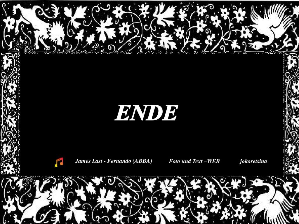 ENDE James Last - Fernando (ABBA) Foto und Text –WEB jokoretsina