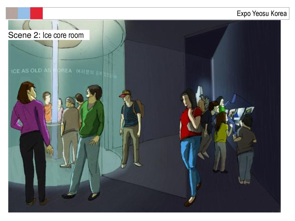 Expo Yeosu Korea Scene 2: Ice core room