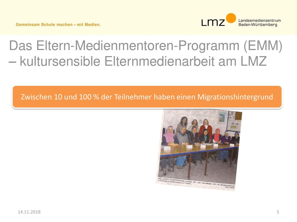 Zwischen 10 und 100 % der Teilnehmer haben einen Migrationshintergrund