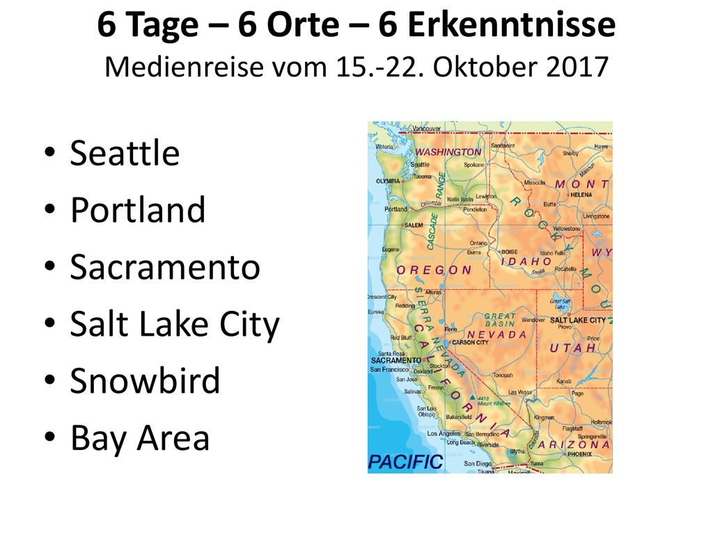 6 Tage – 6 Orte – 6 Erkenntnisse Medienreise vom Oktober 2017