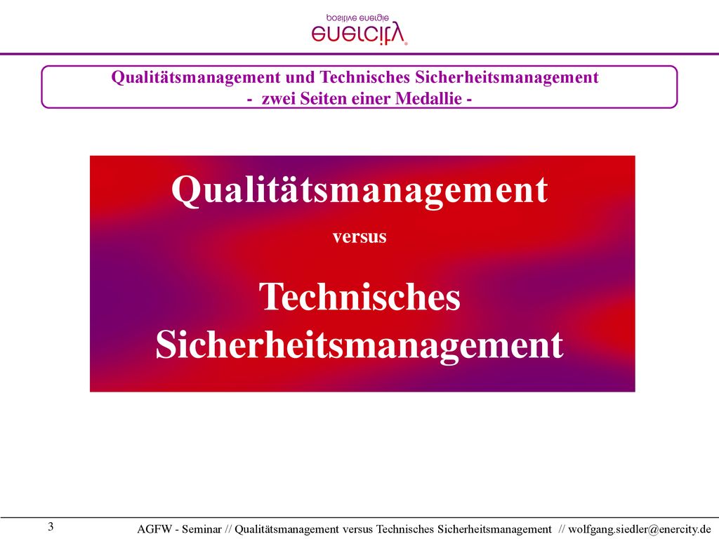 Technisches Sicherheitsmanagement Stadtwerke Hannover AG - Ppt ...