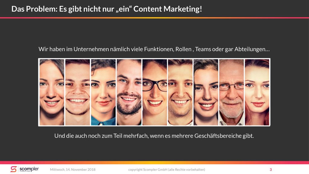 Das Problem: Es gibt nicht nur „ein Content Marketing!