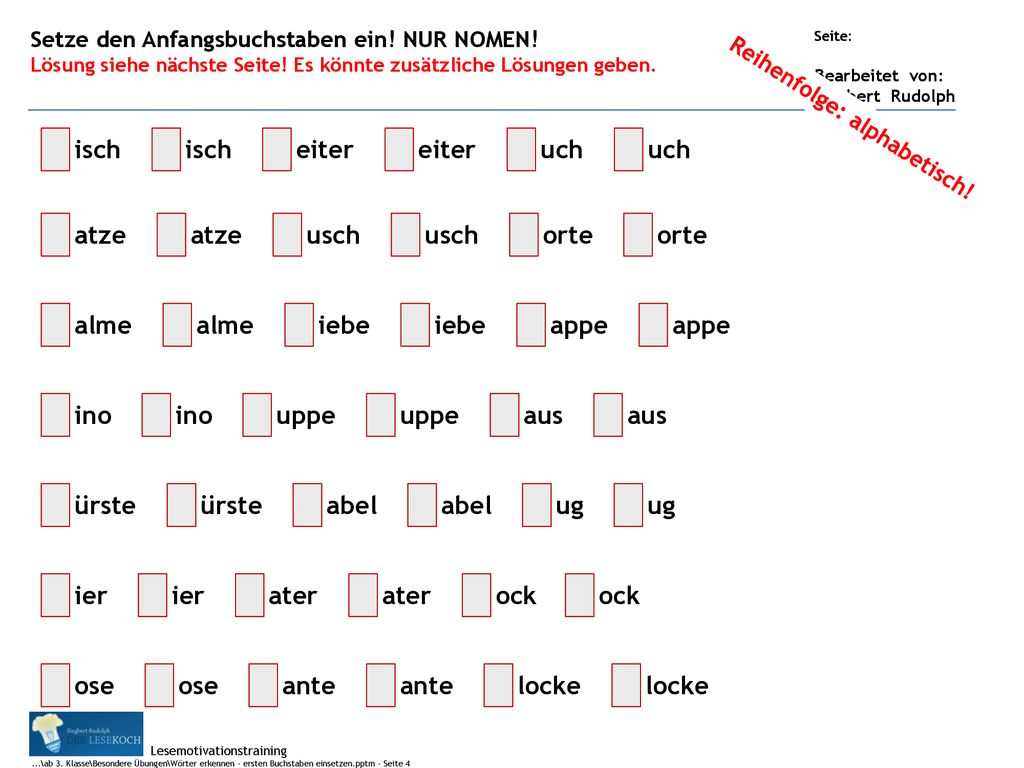 isch isch eiter eiter uch uch atze atze usch usch orte orte alme alme