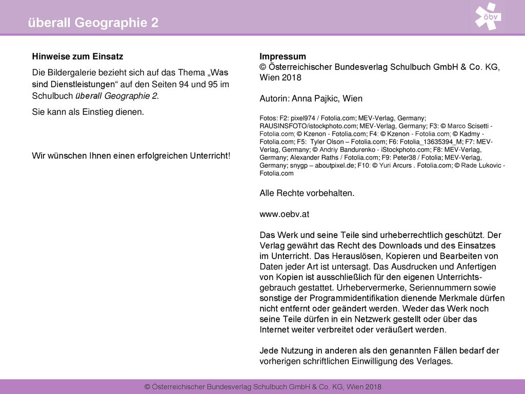 Impressum. © Österreichischer Bundesverlag Schulbuch GmbH & Co. KG, Wien