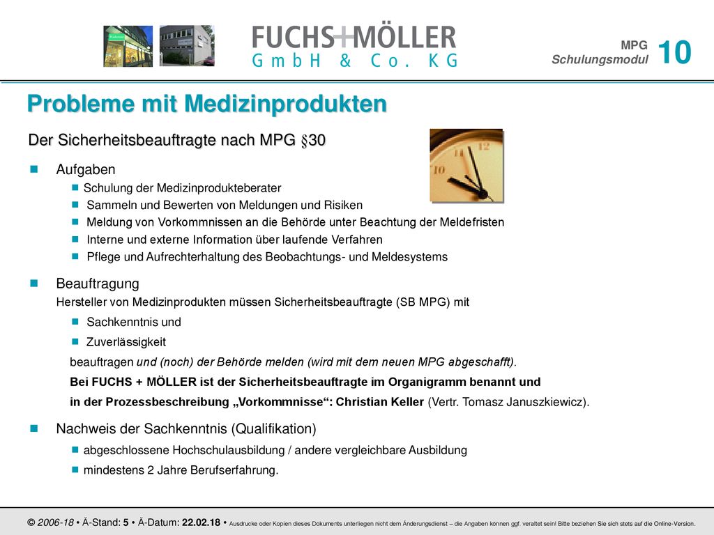 Probleme mit Medizinprodukten