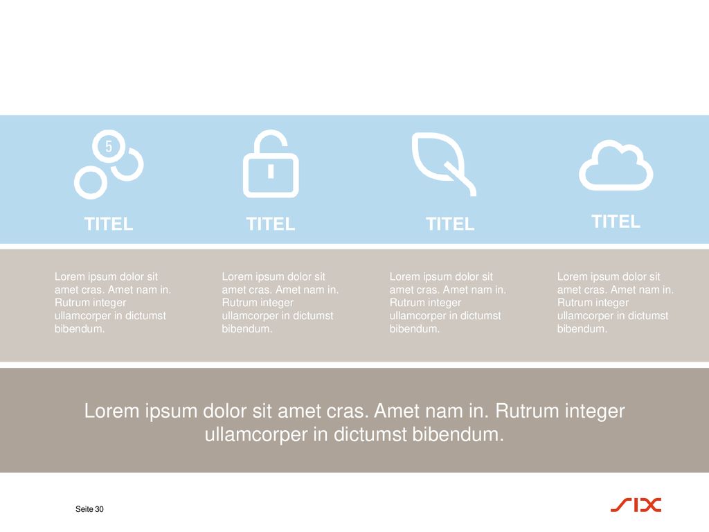 TITEL TITEL. TITEL. TITEL. Lorem ipsum dolor sit amet cras. Amet nam in. Rutrum integer ullamcorper in dictumst bibendum.