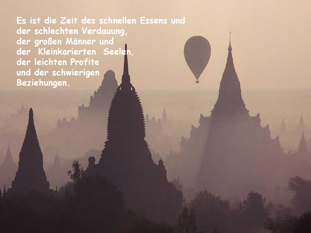 Es ist die Zeit des schnellen Essens und der schlechten Verdauung,