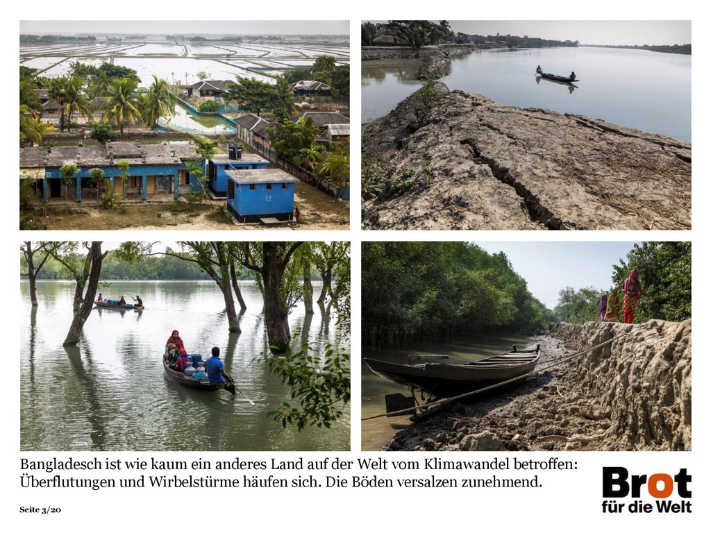 Bangladesch ist wie kaum ein anderes Land auf der Welt vom Klimawandel betroffen: Überflutungen und Wirbelstürme häufen sich.