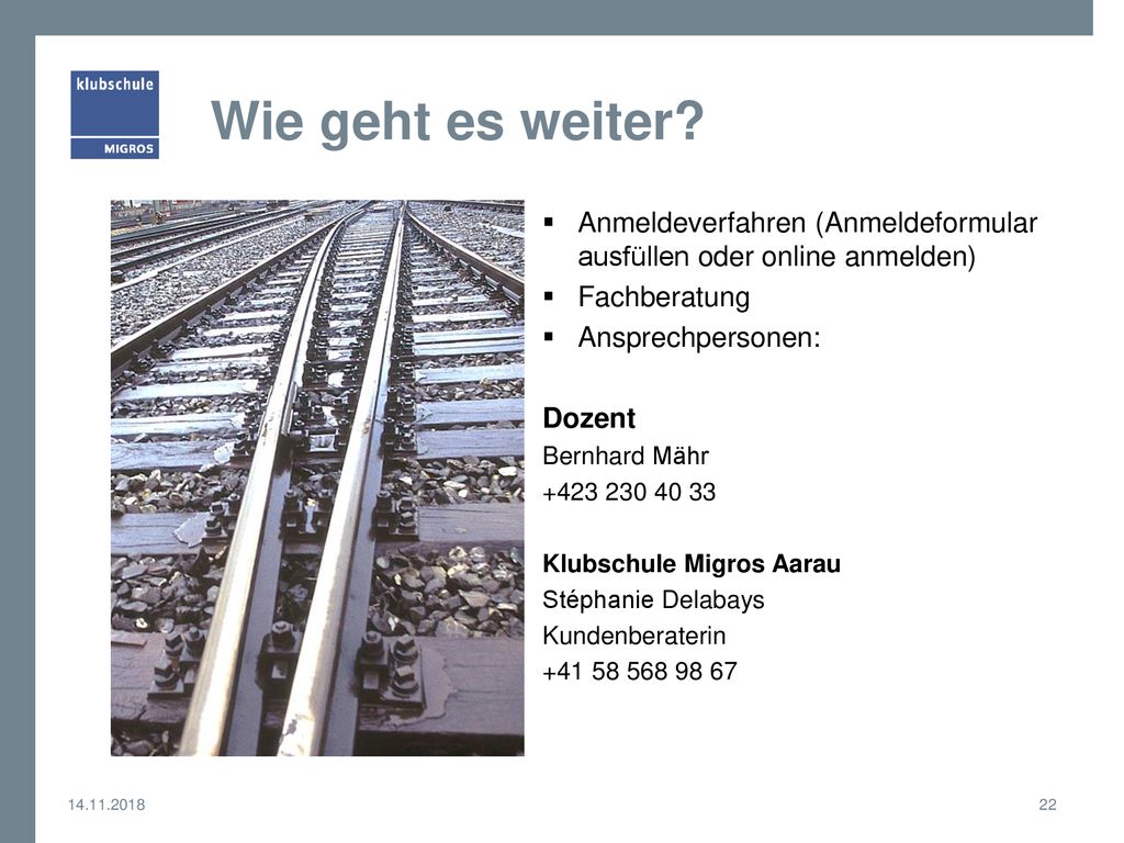 Wie geht es weiter Anmeldeverfahren (Anmeldeformular ausfüllen oder online anmelden) Fachberatung.