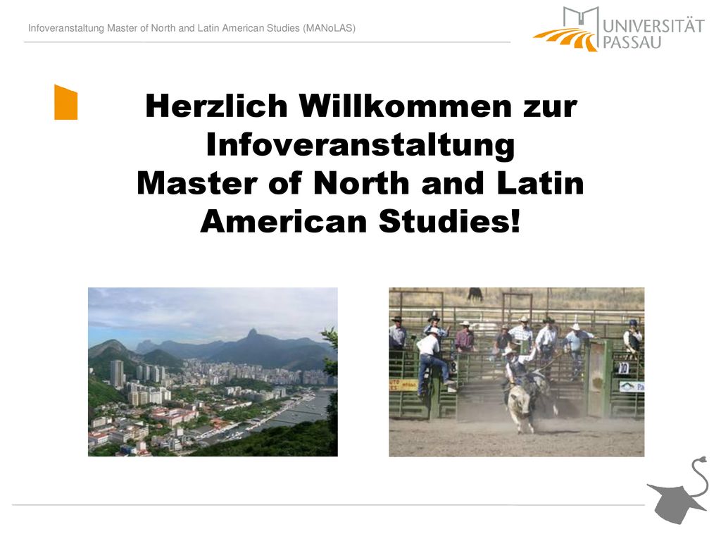 Herzlich Willkommen zur Infoveranstaltung Master of North and Latin American Studies!