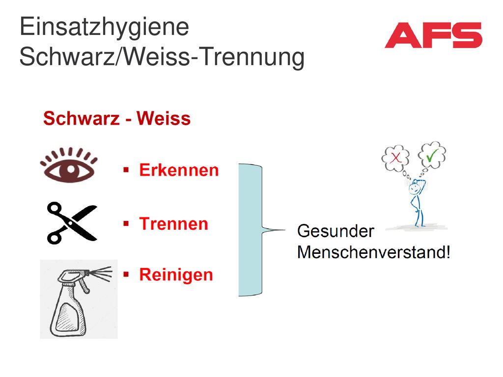 Einsatzhygiene Schwarz/Weiss-Trennung - ppt herunterladen