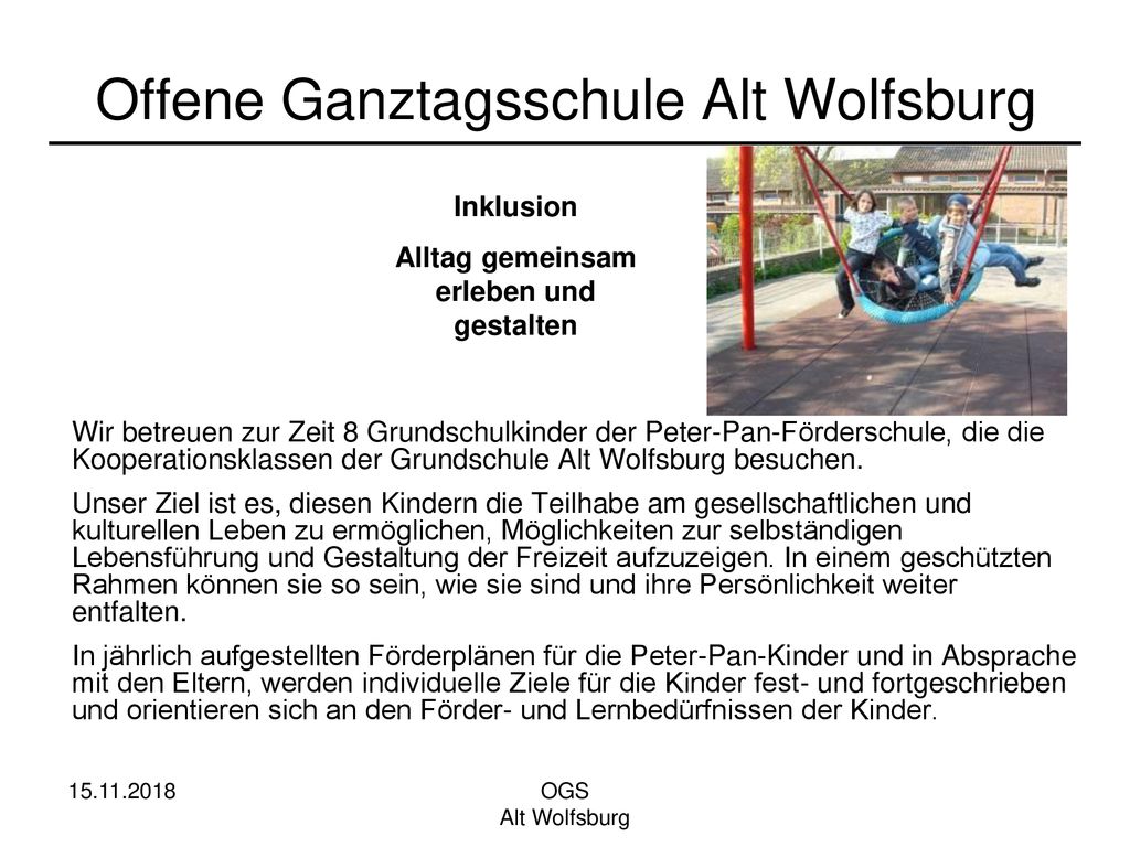 Offene Ganztagsschule Alt Wolfsburg