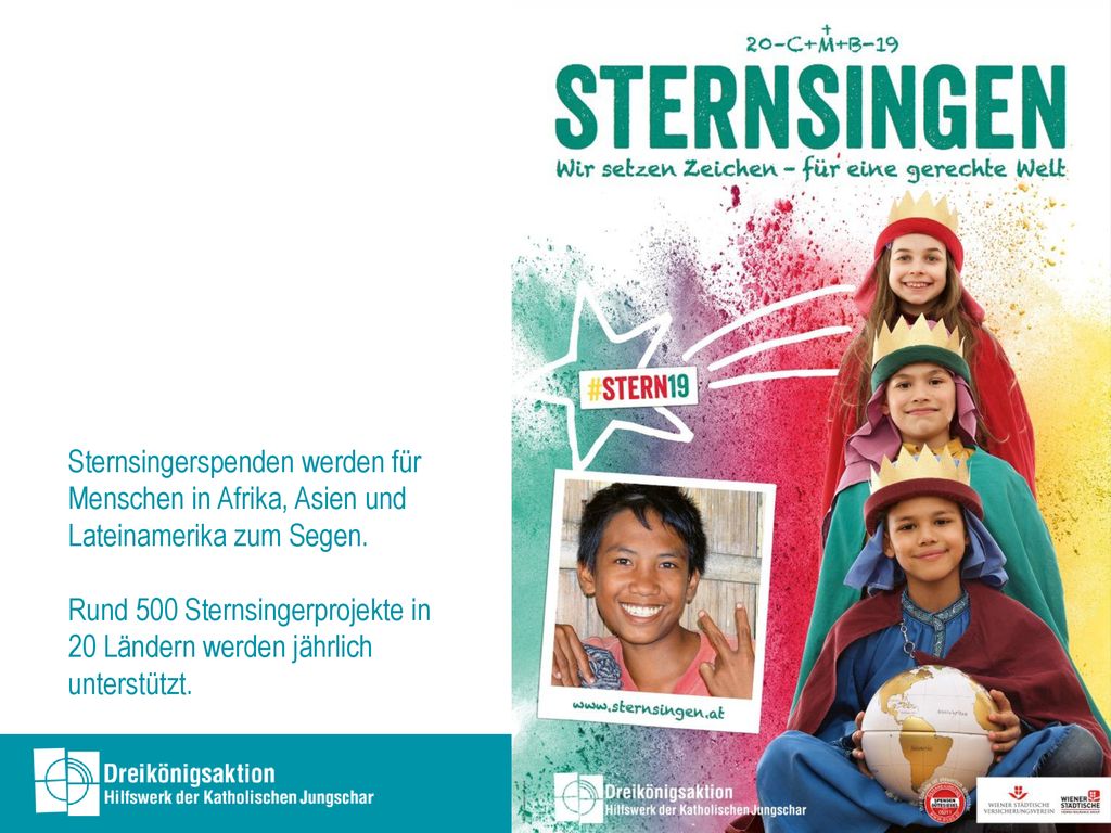 Sternsingerspenden werden für Menschen in Afrika, Asien und Lateinamerika zum Segen.