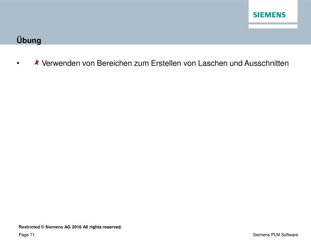 Übung • Verwenden von Bereichen zum Erstellen von Laschen und Ausschnitten
