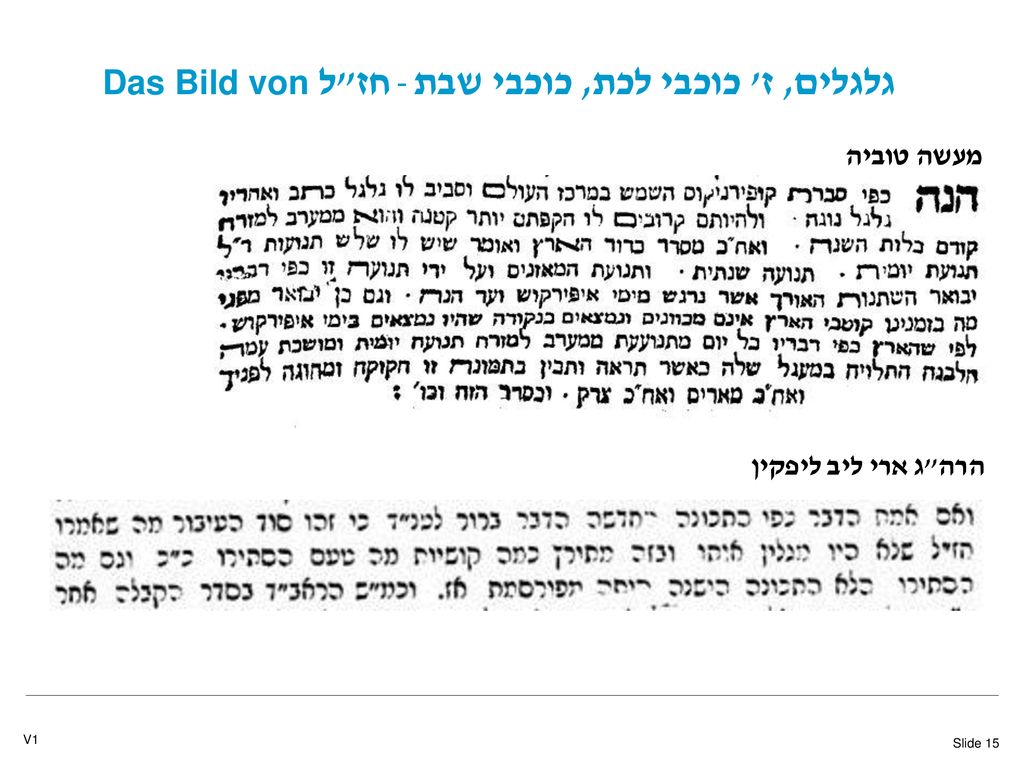 Das Bild von חז ל - גלגלים, ז כוכבי לכת, כוכבי שבת