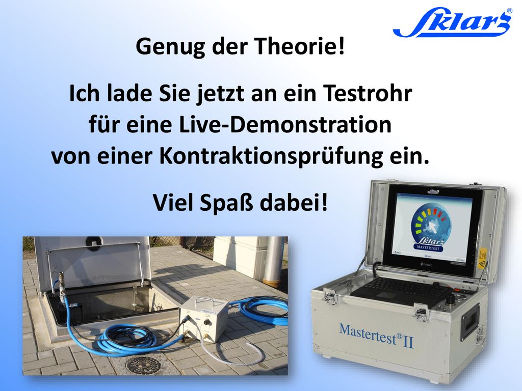 Genug der Theorie! Ich lade Sie jetzt an ein Testrohr für eine Live-Demonstration von einer Kontraktionsprüfung ein.