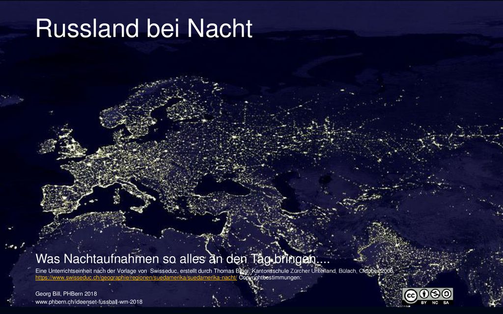 Russland bei Nacht Was Nachtaufnahmen so alles an den Tag bringen....