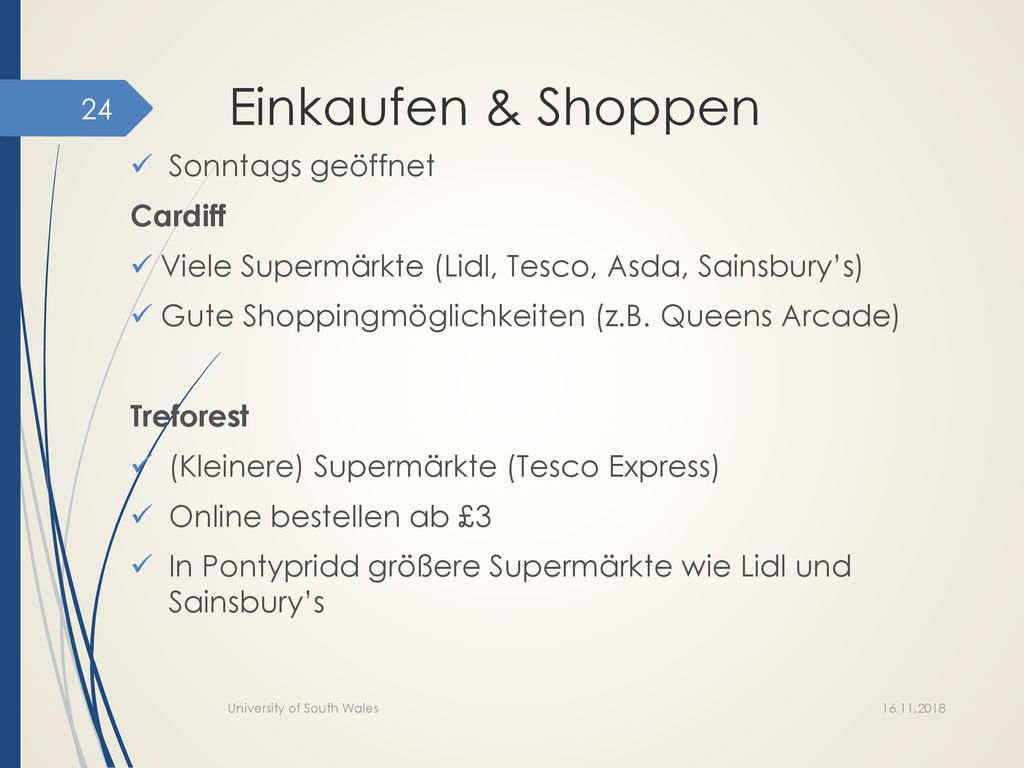 Einkaufen & Shoppen Sonntags geöffnet Cardiff
