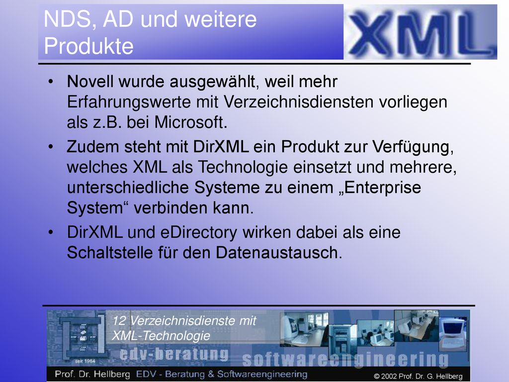 NDS, AD und weitere Produkte
