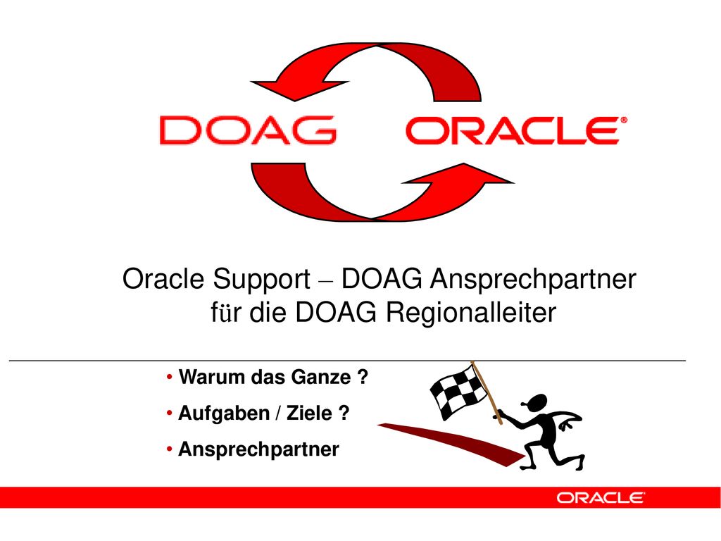 Oracle Support – DOAG Ansprechpartner für die DOAG Regionalleiter