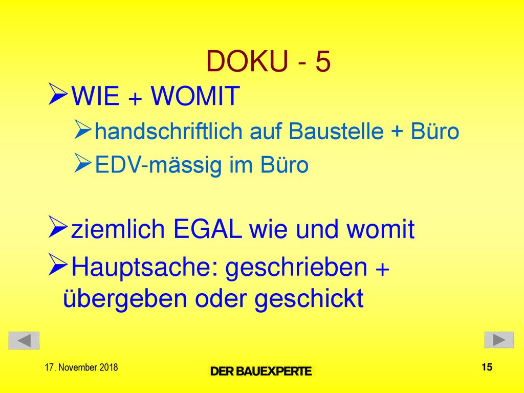 DOKU - 5 WIE + WOMIT ziemlich EGAL wie und womit