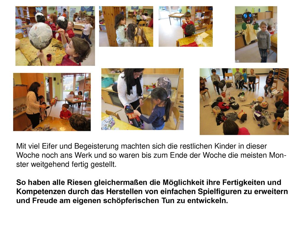 Mit viel Eifer und Begeisterung machten sich die restlichen Kinder in dieser