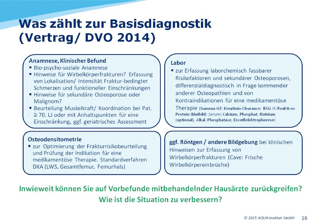 (Cave: Frische Wirbelkörpereinbrüche sind in der Frühphase röntgenologisch oft nicht eindeutig nachweisbar (B).)