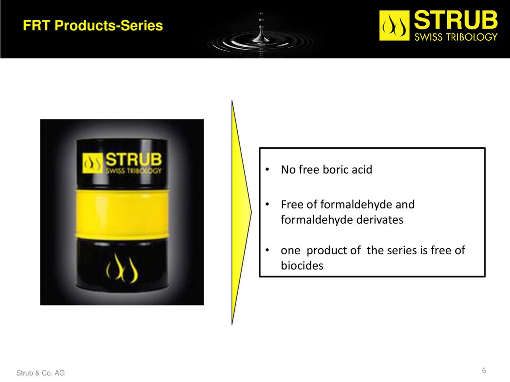 FRT Products-Series No free boric acid