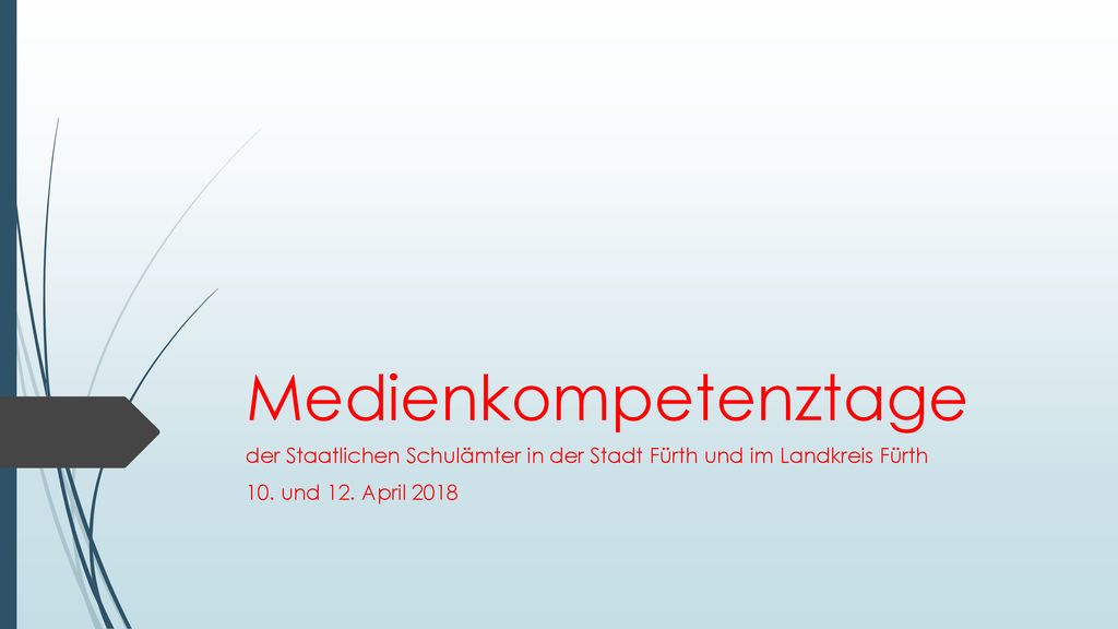 Medienkompetenztage der Staatlichen Schulämter in der Stadt Fürth und im Landkreis Fürth.