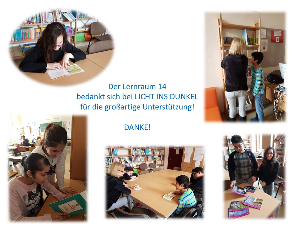 bedankt sich bei LICHT INS DUNKEL für die großartige Unterstützung!