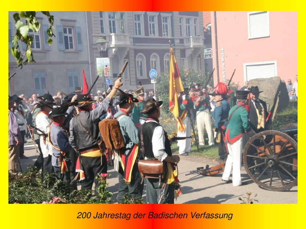 200 Jahrestag der Badischen Verfassung
