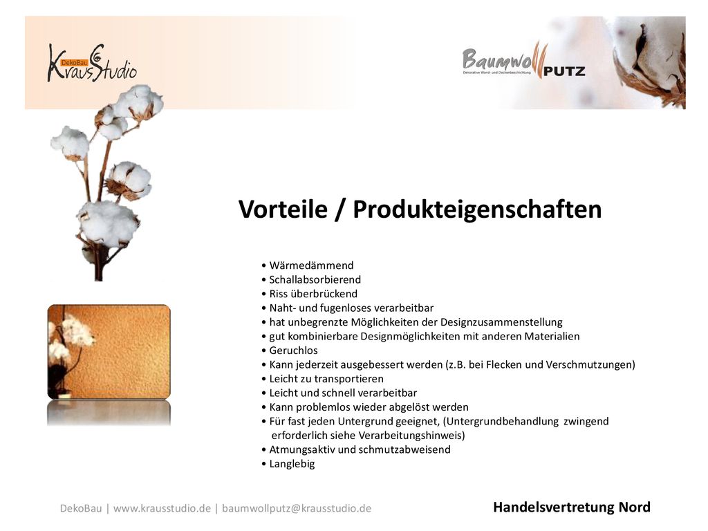 Vorteile / Produkteigenschaften