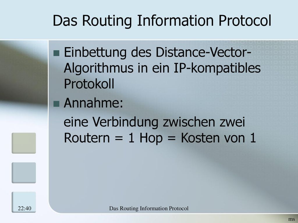 das Routing Information Protocol - ppt herunterladen