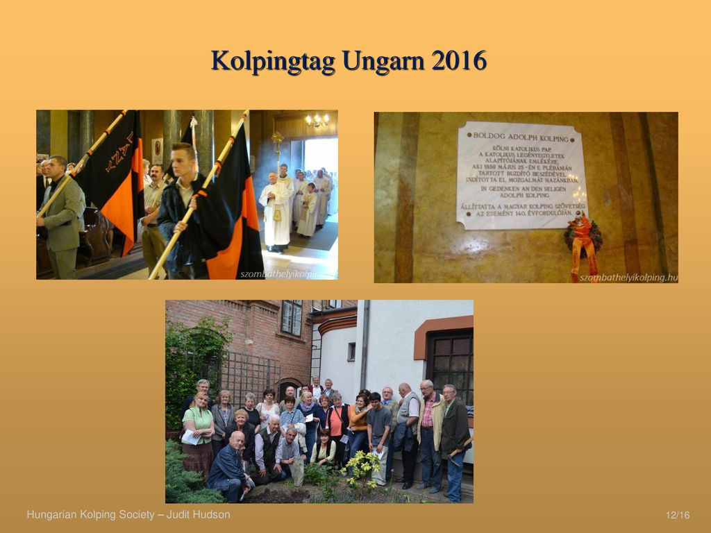 Kolpingtag Ungarn /16 Hungarian Kolping Society – Judit Hudson