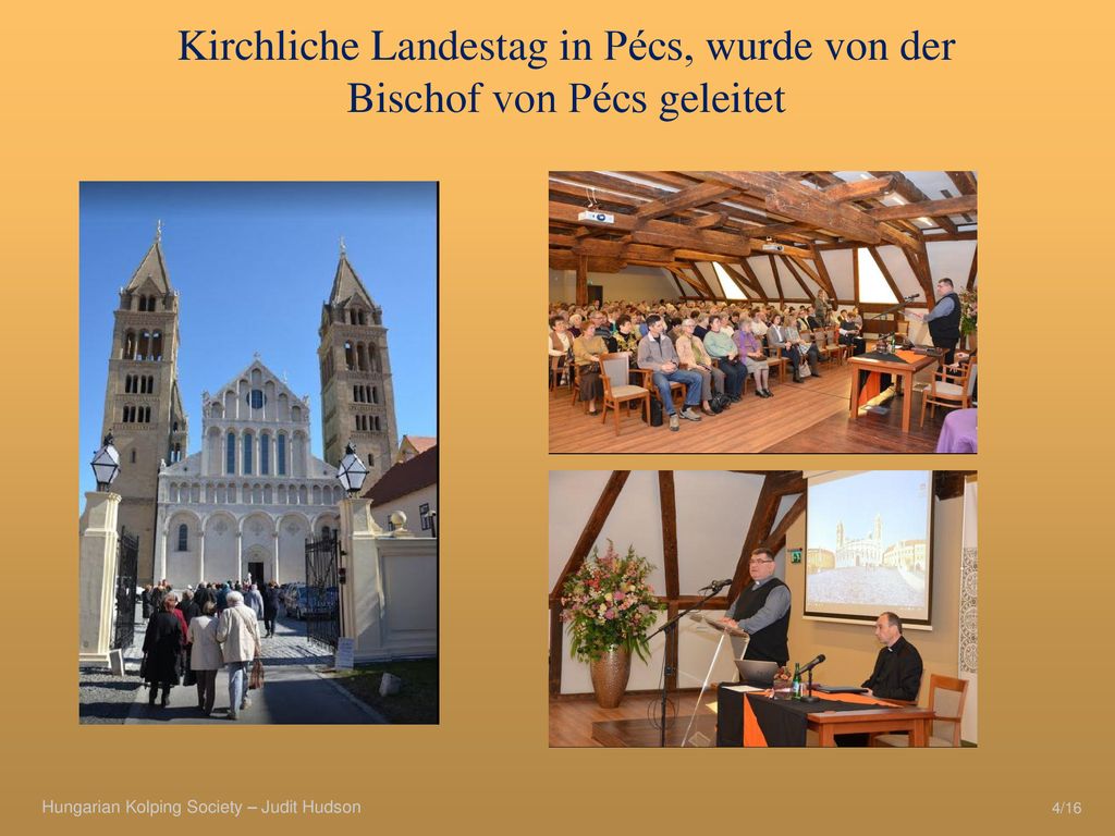 Kirchliche Landestag in Pécs, wurde von der Bischof von Pécs geleitet