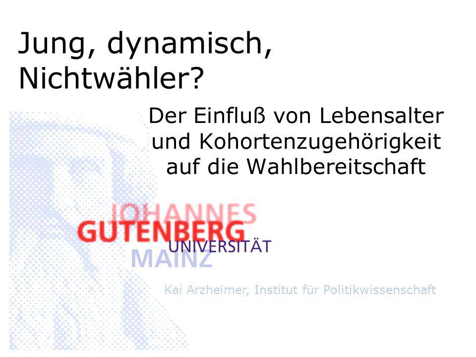 Jung, dynamisch, Nichtwähler