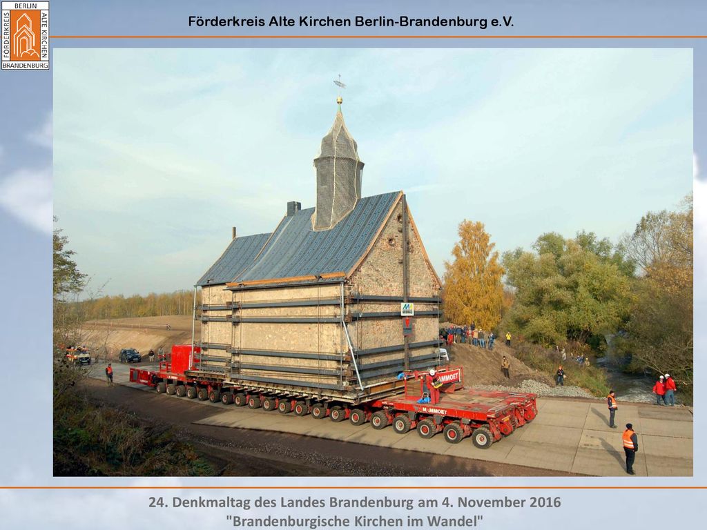 24. Denkmaltag des Landes Brandenburg am 4. November 2016
